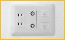電話線の増設