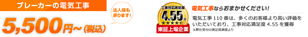 漏電改修・分電盤の電気工事 圧倒的満足度