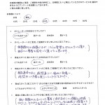 事前連絡もあり、時間通りに現地に到着し、時間内に作業を完了していただきました。